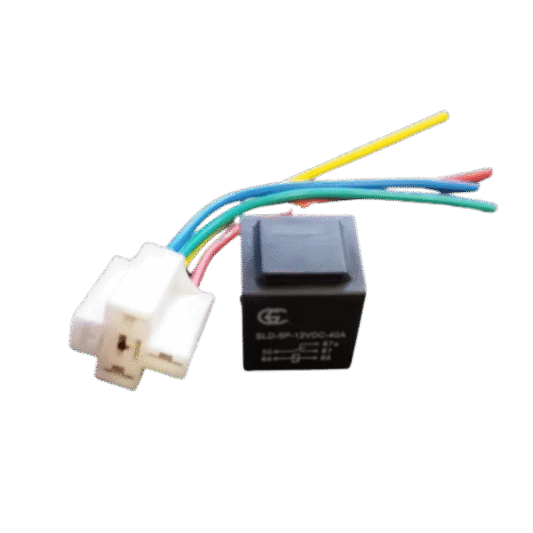 Relé 5 Pinos 12V 40A Para Carros E Motos + Soquete